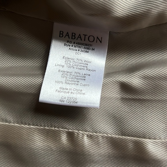 Aritzia - Babaton Dark Grey Wool Pea Coat, XXS - Picture 8 of 9